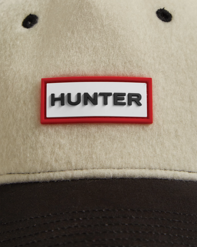 Hunter Men PF0RJ497 Wool Logo Baseball Cap