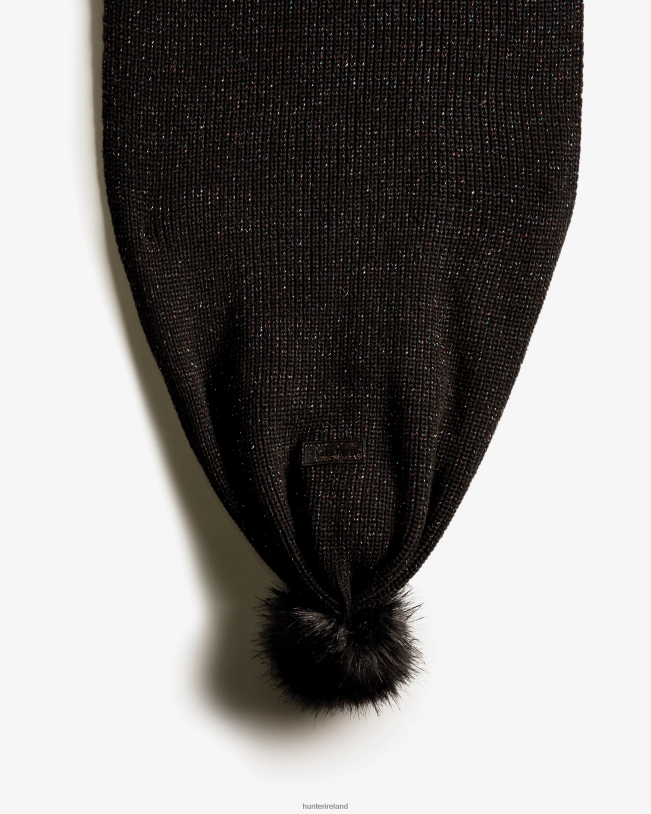 Hunter Men PF0RJ484 Glitter Lurex Pompom Scarf