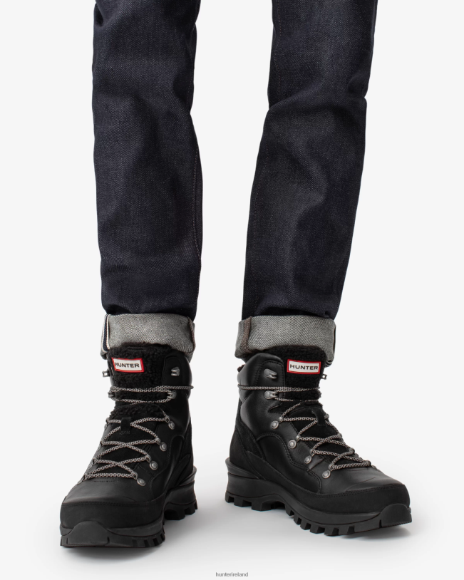 Hunter Men PF0RJ537 Explorer Insulated Lace-Up Leather Commando Boots