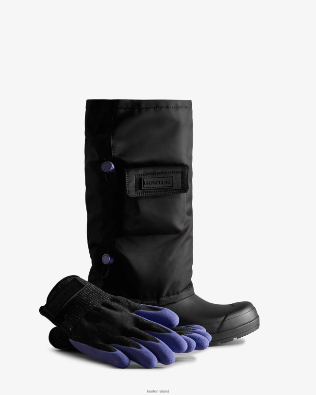 Hunter Men PF0RJ282 Play Short Extra Butter Print Boot Gaiter Glove Set