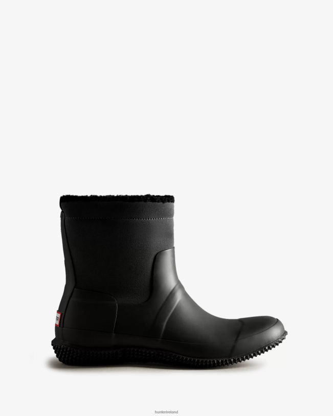 Hunter Men PF0RJ592 Insulated Roll Top Vegan Shearling Boots