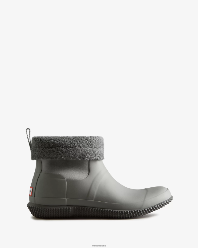 Hunter Men PF0RJ599 Insulated Roll Top Vegan Shearling Boots