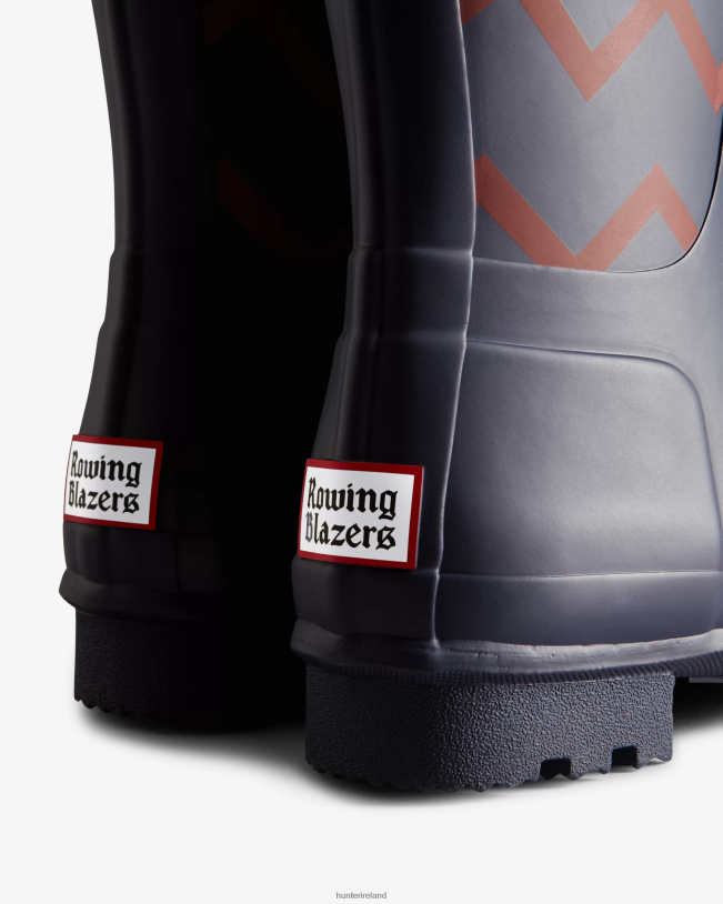 Hunter Men PF0RJ542 Rowing Blazers Zig Zag Short Rain Boots