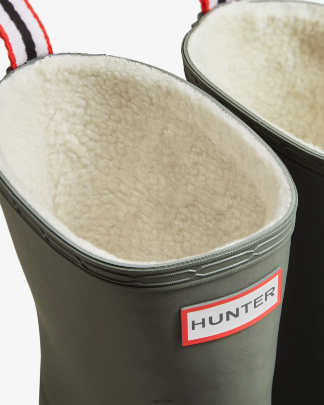 Hunter Men PF0RJ597 Play Vegan Shearling Insulated Mid-Height Rain Boots