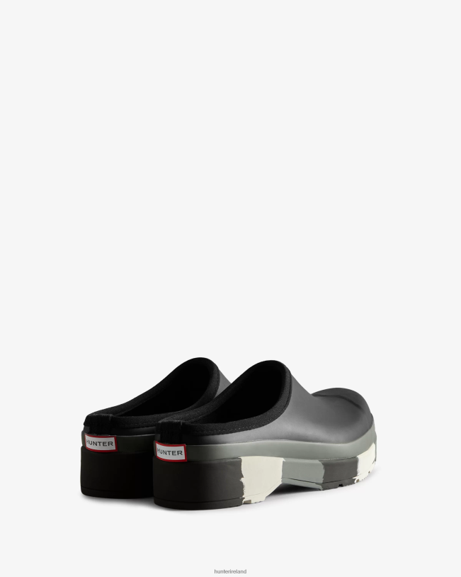 Hunter Men PF0RJ583 PLAY Striped Sole Clogs