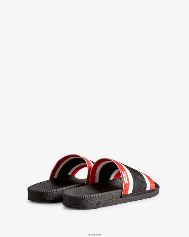 Hunter Men PF0RJ568 Tri Colour Elastic Slides