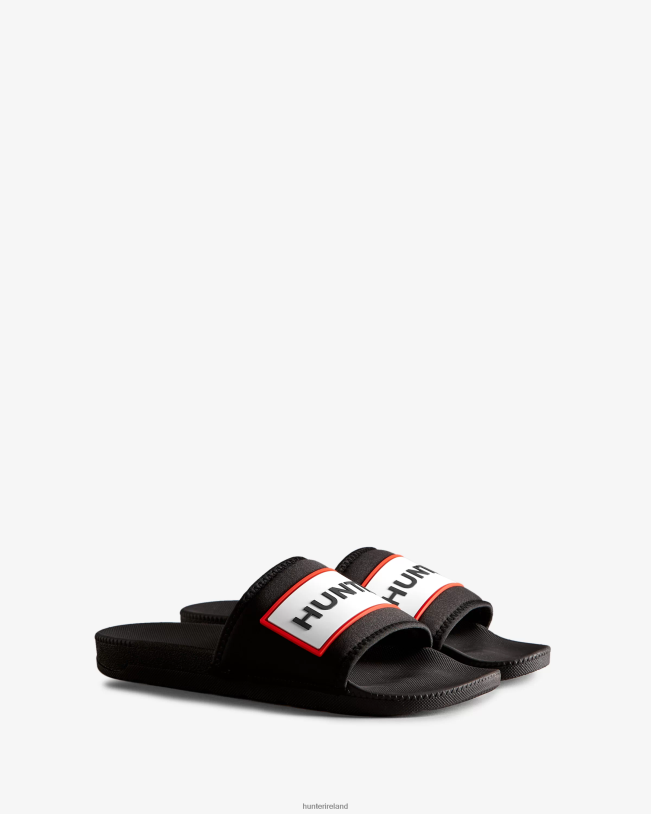 Hunter Men PF0RJ569 Neoprene Logo Slides