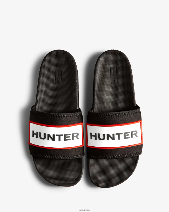 Hunter Men PF0RJ569 Neoprene Logo Slides