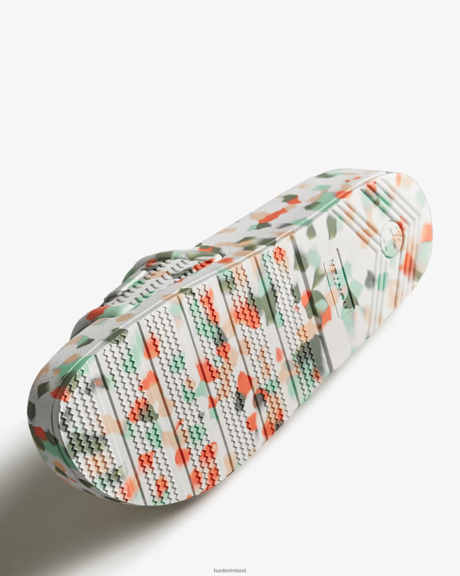 Hunter Men PF0RJ581 BLOOM Marble Slides