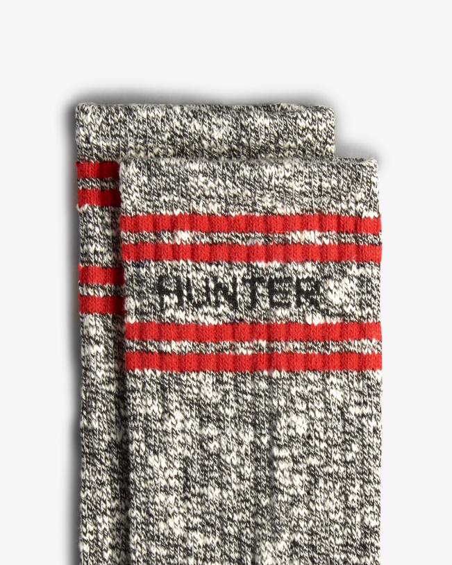 Hunter Women PF0RJ390 Branded College Mouline Tall Socks