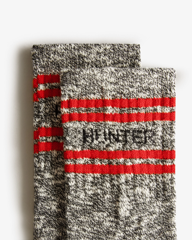 Hunter Women PF0RJ391 Branded College Mouline Chelsea Boot Socks