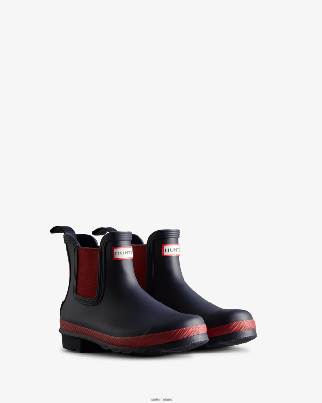 Hunter Women PF0RJ185 Rowing Blazers Zig Zag Chelsea Boots