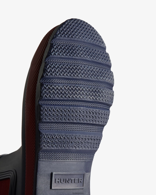 Hunter Women PF0RJ185 Rowing Blazers Zig Zag Chelsea Boots