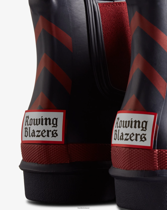 Hunter Women PF0RJ185 Rowing Blazers Zig Zag Chelsea Boots