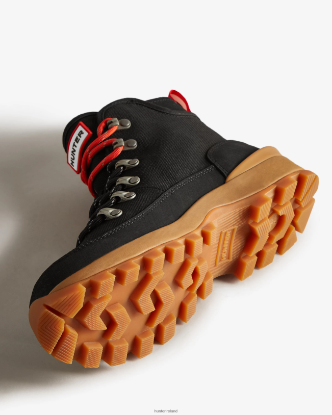 Hunter Women PF0RJ117 Canvas Desert Commando Boots