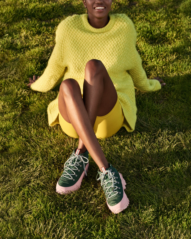 Hunter Women PF0RJ146 Travel Explorer Lace-Up Commando Boots