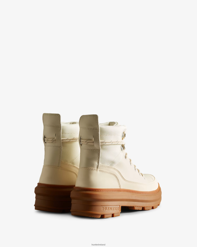 Hunter Women PF0RJ254 Rebel Explorer Leather Commando Boots