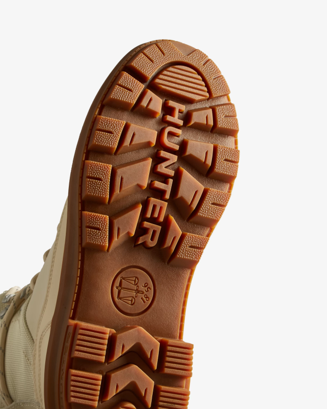 Hunter Women PF0RJ254 Rebel Explorer Leather Commando Boots