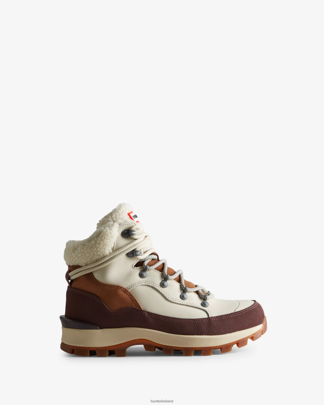 Hunter Women PF0RJ271 Explorer Insulated Lace-Up Leather Commando Boots