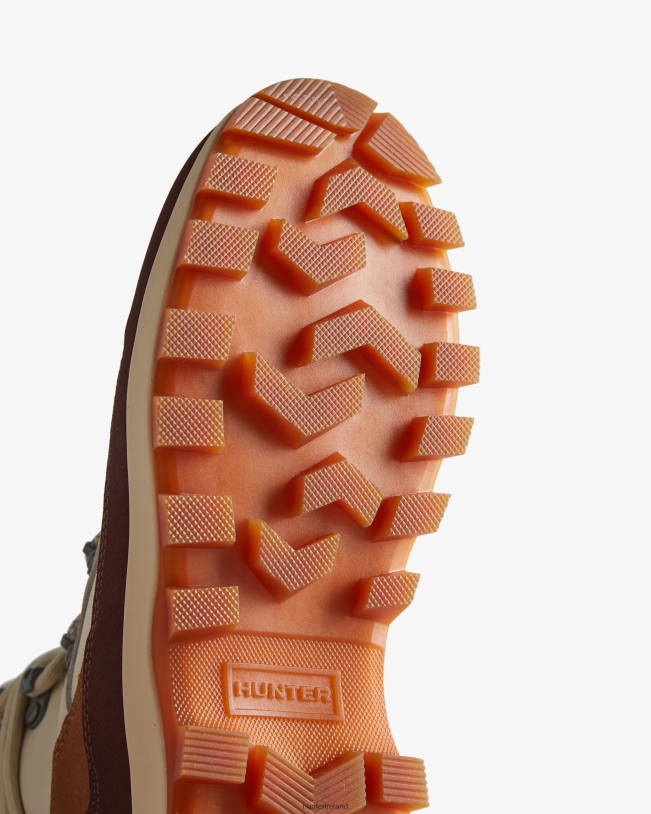 Hunter Women PF0RJ271 Explorer Insulated Lace-Up Leather Commando Boots