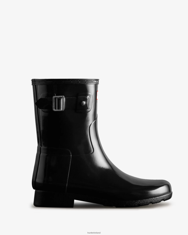 Hunter Women PF0RJ178 Refined Slim Fit Short Gloss Rain Boot