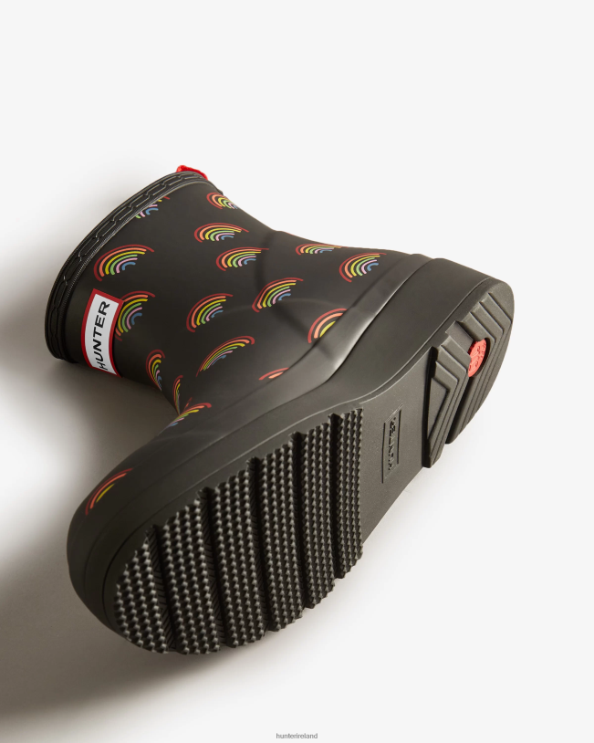 Hunter Women PF0RJ179 Play Short Mini Rainbow Rain Boots