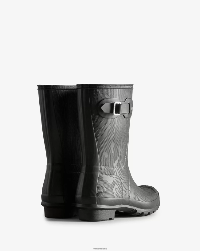 Hunter Women PF0RJ182 Erosion Texture Short Rain Boots