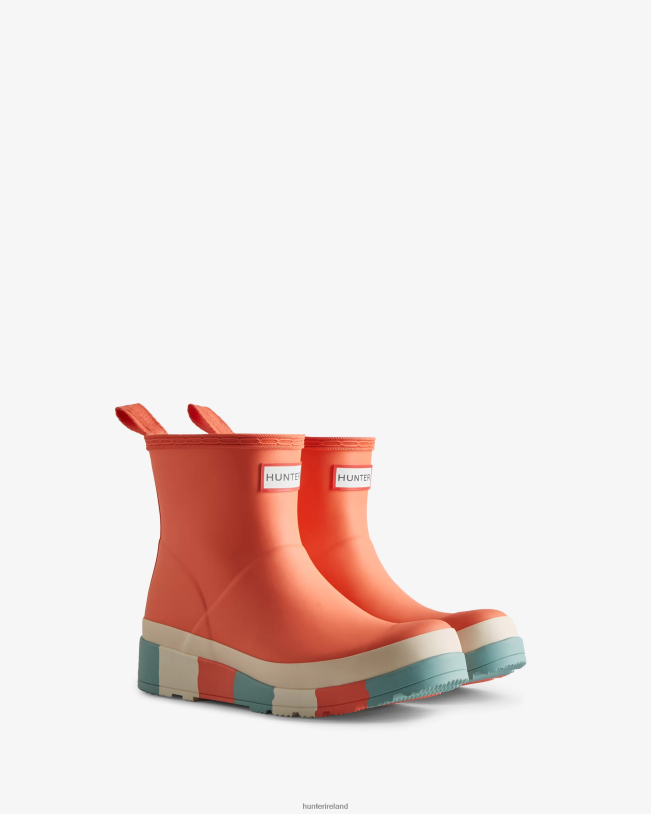 Hunter Women PF0RJ183 PLAY Short Striped Sole Rain Boots
