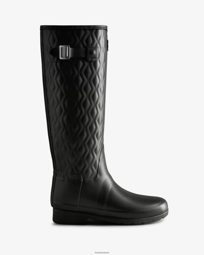 Hunter Women PF0RJ197 Refined Slim Fit Vertical Quilted Tall Rain Boots