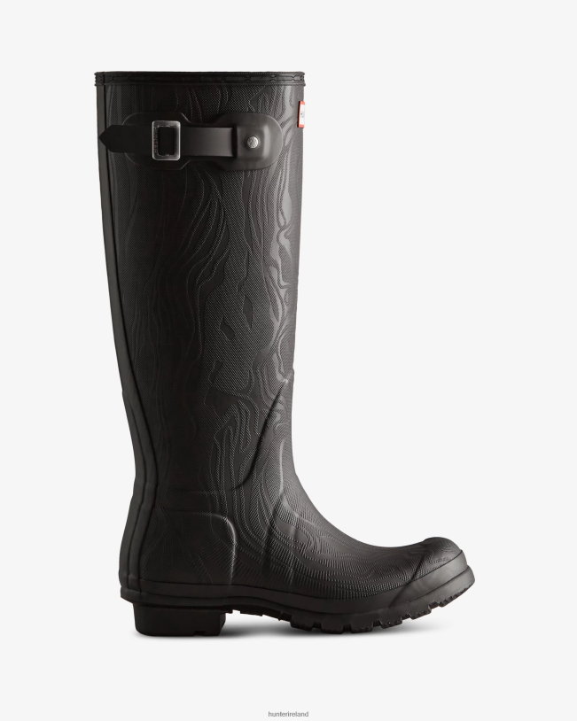 Hunter Women PF0RJ198 Erosion Texture Tall Rain Boots