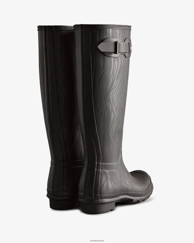 Hunter Women PF0RJ198 Erosion Texture Tall Rain Boots