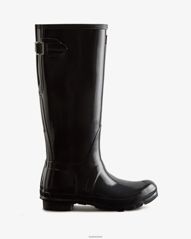 Hunter Women PF0RJ62 Tall Back Adjustable Gloss Rain Boots
