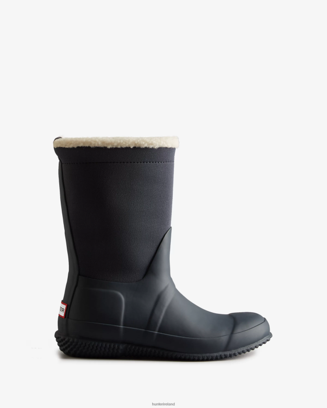 Hunter Women PF0RJ276 Insulated Roll Top Vegan Shearling Boots