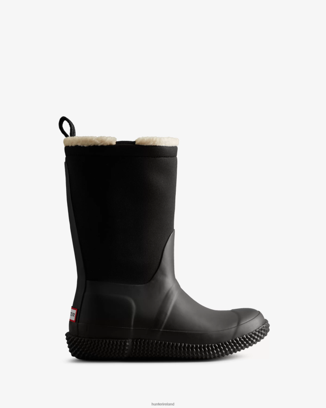 Hunter Women PF0RJ300 Insulated Roll Top Webbing Vegan Shearling Boots