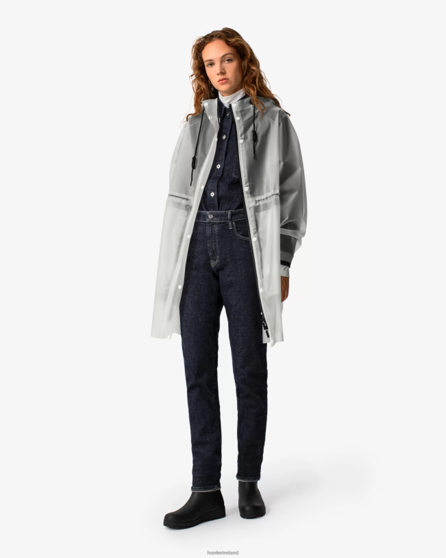 Hunter Women PF0RJ340 Play Transparent Vinyl Waterproof Parka