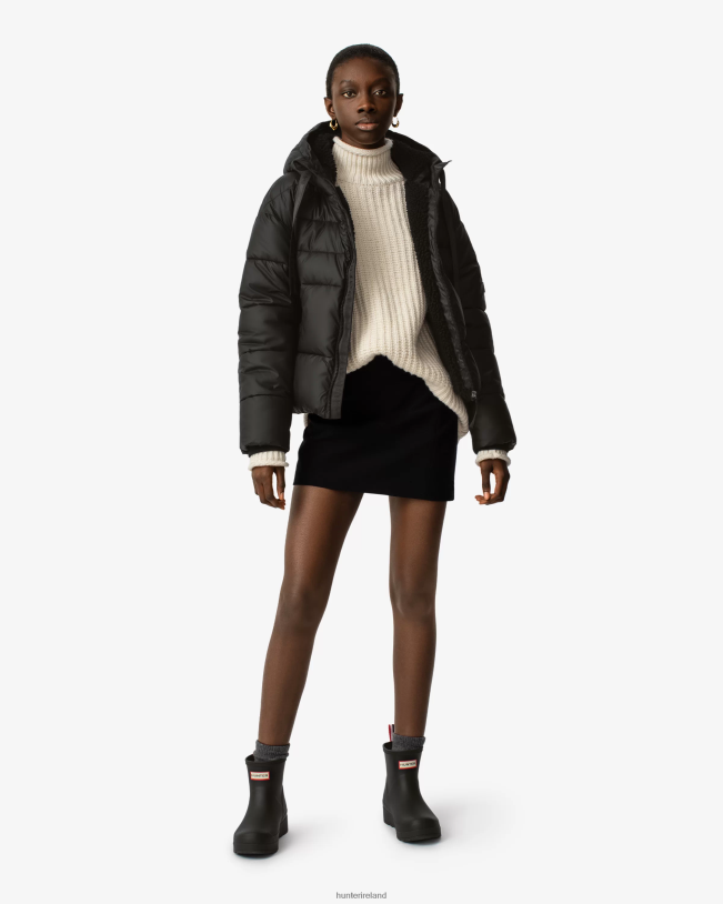 Hunter Women PF0RJ360 Intrepid Insulated Short Puffer Jacket