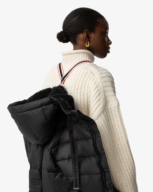 Hunter Women PF0RJ360 Intrepid Insulated Short Puffer Jacket