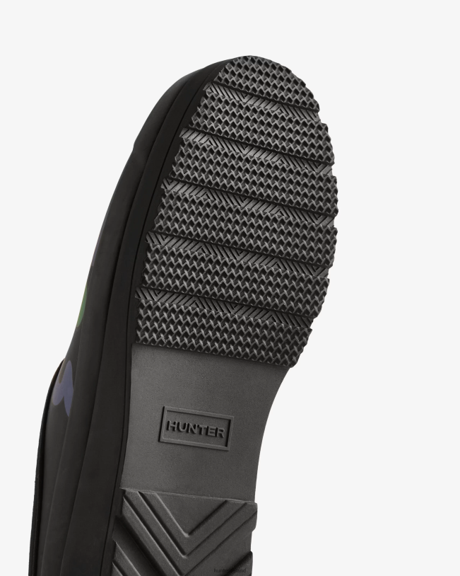 Hunter Women PF0RJ116 PLAY Flower Pop Print Clogs