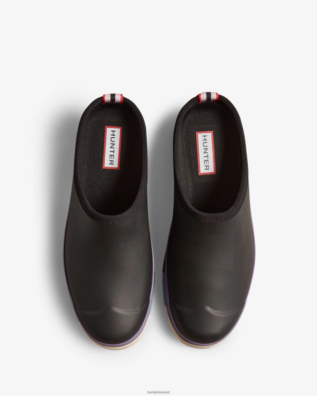 Hunter Women PF0RJ249 PLAY Striped Sole Clogs