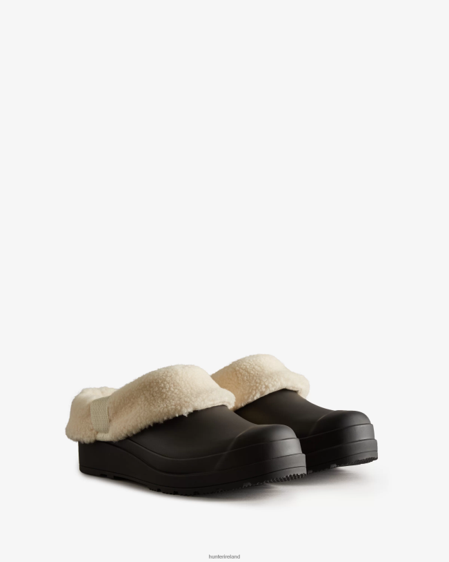 Hunter Women PF0RJ258 Play Vegan Shearling Insulated Clogs