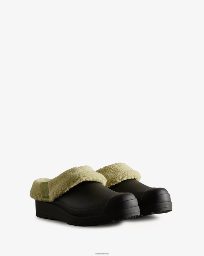 Hunter Women PF0RJ260 Play Vegan Shearling Insulated Clogs