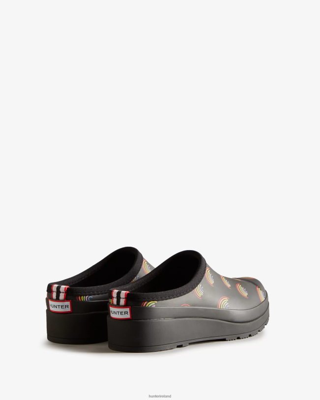 Hunter Women PF0RJ268 Play Mini Rainbow Clogs