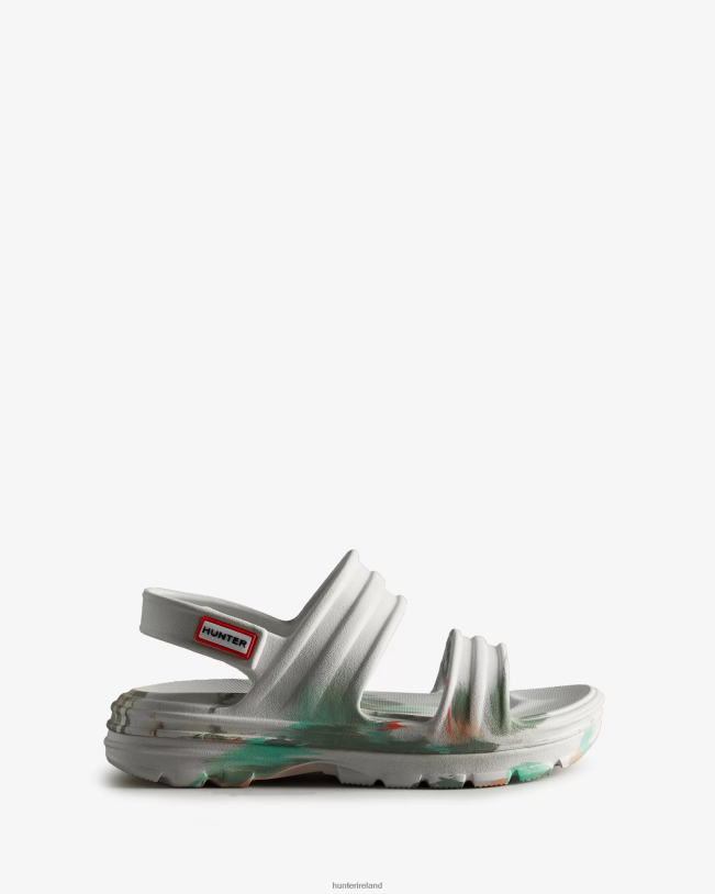 Hunter Women PF0RJ244 BLOOM Marble Sandal