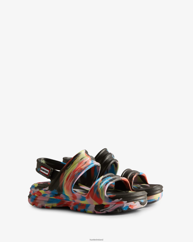 Hunter Women PF0RJ245 BLOOM Marble Sandal