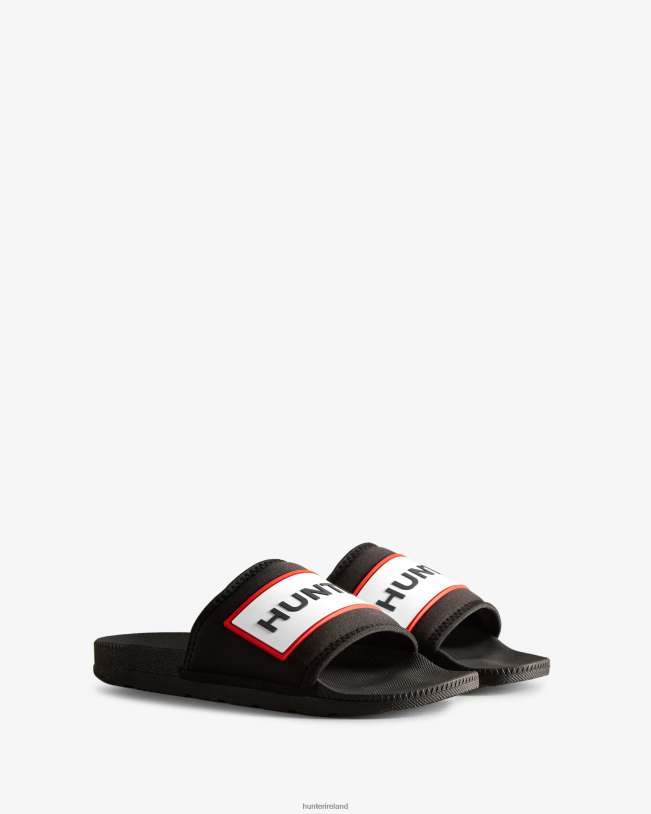 Hunter Women PF0RJ105 Neoprene Logo Slides