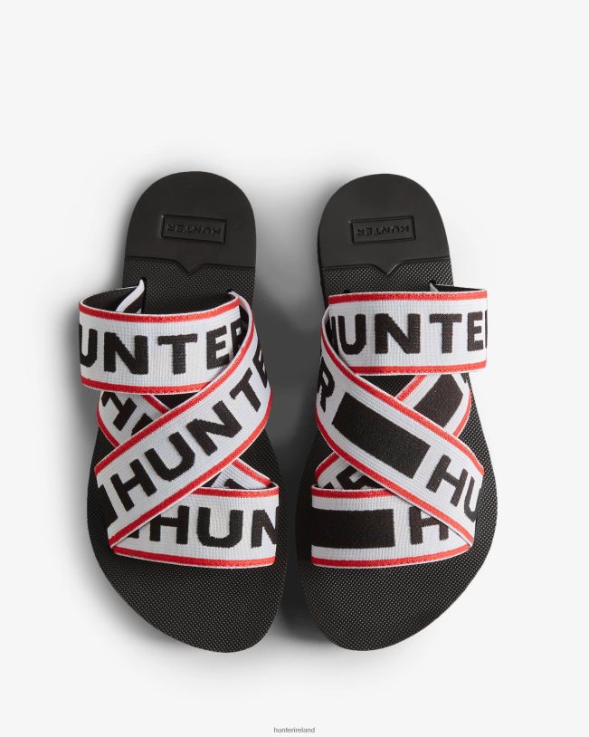 Hunter Women PF0RJ107 Elastic Crossover Logo Slides