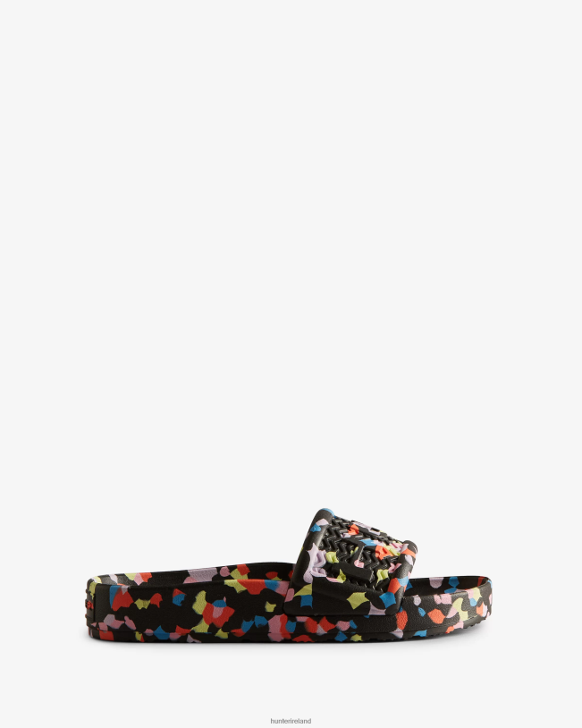 Hunter Women PF0RJ108 BLOOM Marble Slides