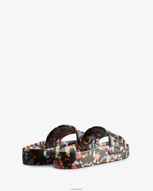 Hunter Women PF0RJ108 BLOOM Marble Slides