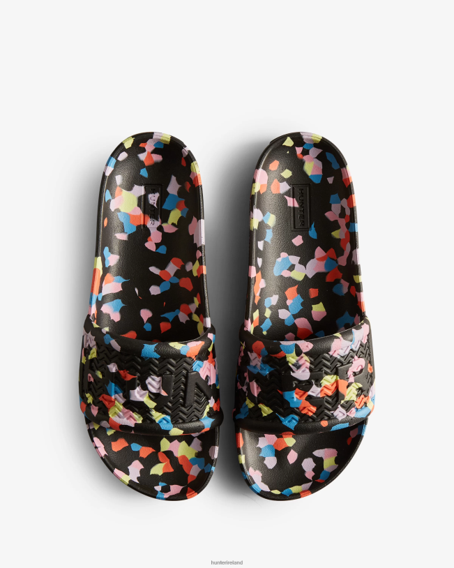 Hunter Women PF0RJ108 BLOOM Marble Slides