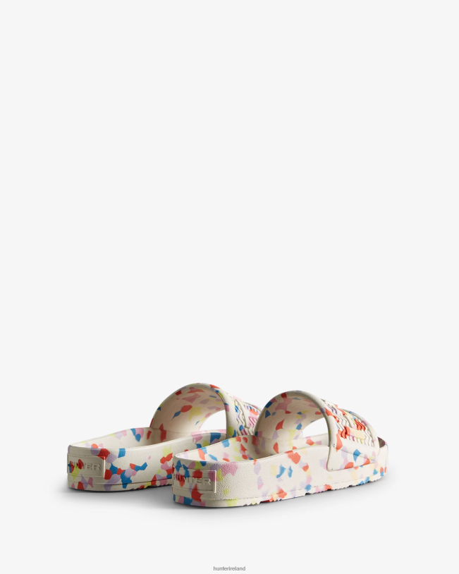 Hunter Women PF0RJ236 BLOOM Marble Slides